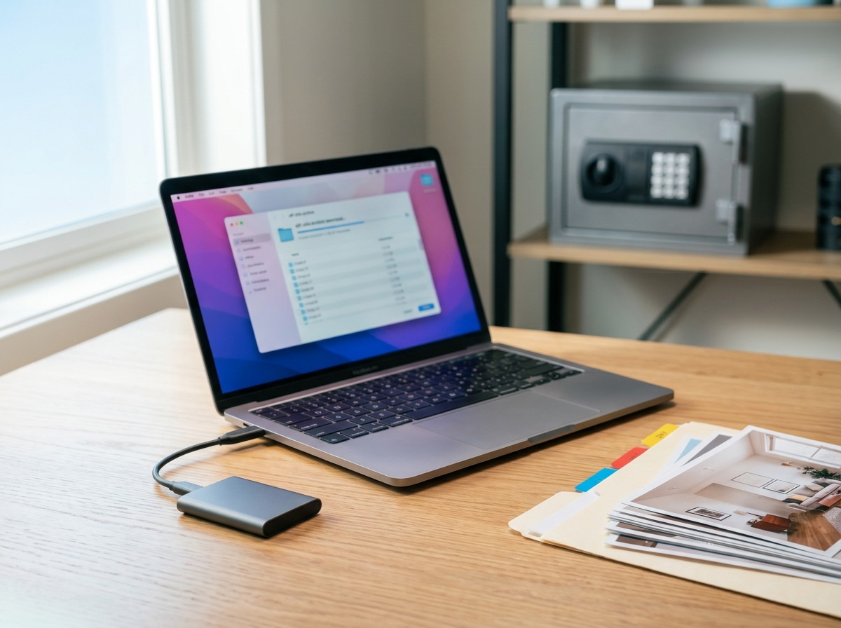 Vault backup — off-site archive download