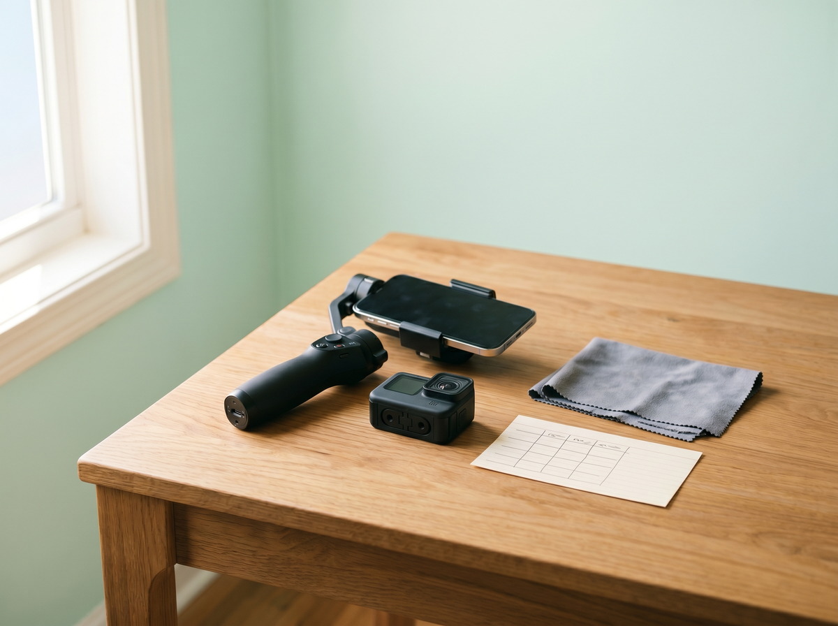 Recommended capture gear — phone gimbals and 360° cameras